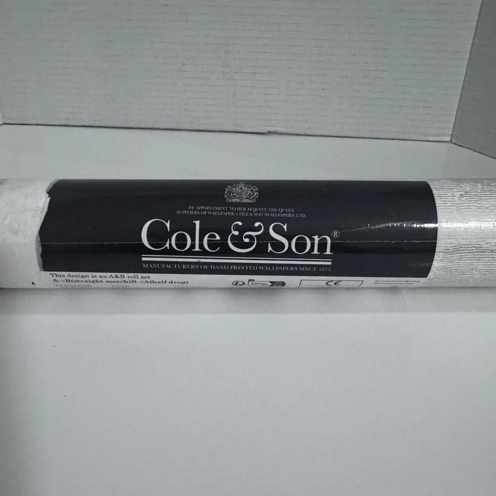 Anthropologie x Cole & Son Nuvolette Pearl Wallpaper one roll